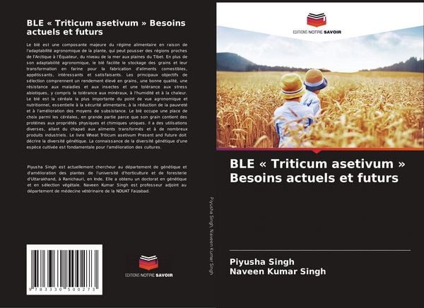Produktbild: BLE ' Triticum asetivum ' Besoins actuels et futurs
