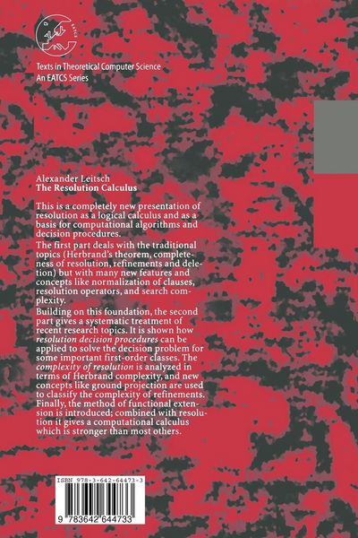 Produktbild: The Resolution Calculus