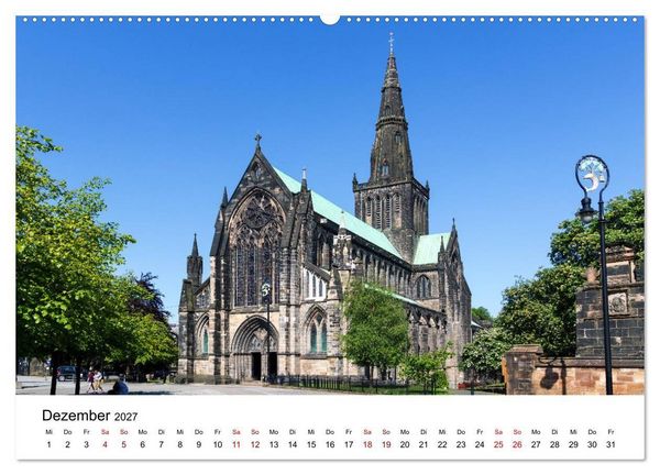 Produktbild: Faszination Glasgow (hochwertiger Premium Wandkalender 2027 DIN A2 quer), Kunstdruck in Hochglanz