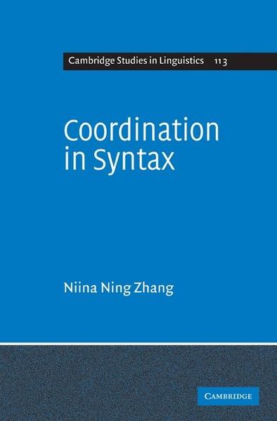 Produktbild: Coordination in Syntax