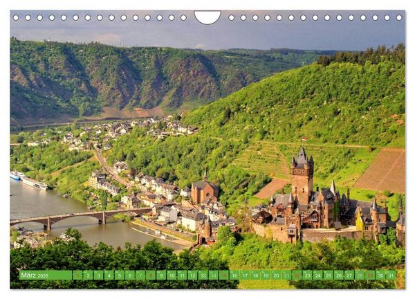 Produktbild: Der wundersch&ouml;nen Mosel entlang &ndash; Von Koblenz bis Trier (Wandkalender 2026 DIN A4 quer), CALVENDO Monatskalender