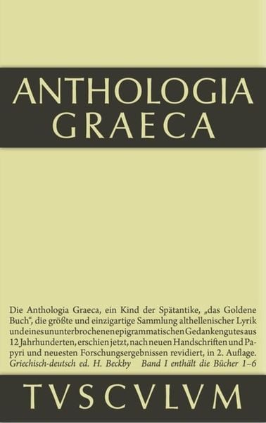 Produktbild: Anthologia Graeca / Buch I-VI