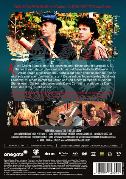 Produktbild: Kung Fu - R&uuml;ckkehr der Legende - Mediabook - Cover Original (Blu-ray+DVD)