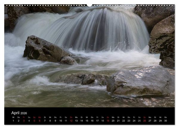 Produktbild: Kuhflucht Wasserfälle bei Farchant (Wandkalender 2026 DIN A2 quer), CALVENDO Monatskalender