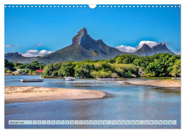 Produktbild: Mauritius - Insel im Indischen Ozean (Wandkalender 2026 DIN A3 quer), CALVENDO Monatskalender