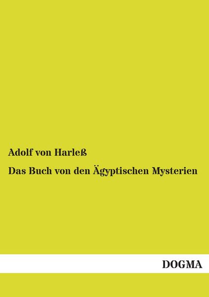 Produktbild: Das Buch von den &Auml;gyptischen Mysterien