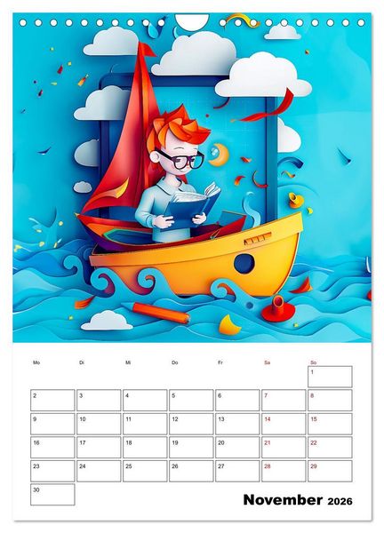 Produktbild: Traumjobs von Morgen - Der Zukunfts-Planer f&uuml;r gro&szlig;e Tr&auml;ume (Wandkalender 2026 DIN A4 hoch), CALVENDO Monatskalender