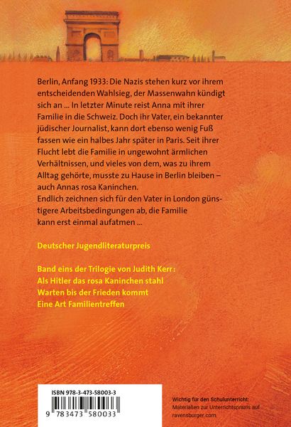 Als Hitler Das Rosa Kaninchen Stahl Zusammenfassung 'Als Hitler das rosa Kaninchen stahl' von 'Judith Kerr' - Buch - '978-3
