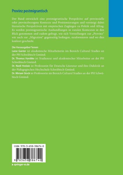 Produktbild: Provinz postmigrantisch