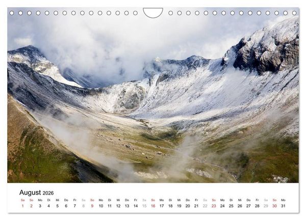 Produktbild: Mystische Schweizer Berglandschaften - Momente in der Natur (Wandkalender 2026 DIN A4 quer), CALVENDO Monatskalender