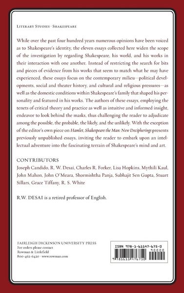 Produktbild: Shakespeare the Man