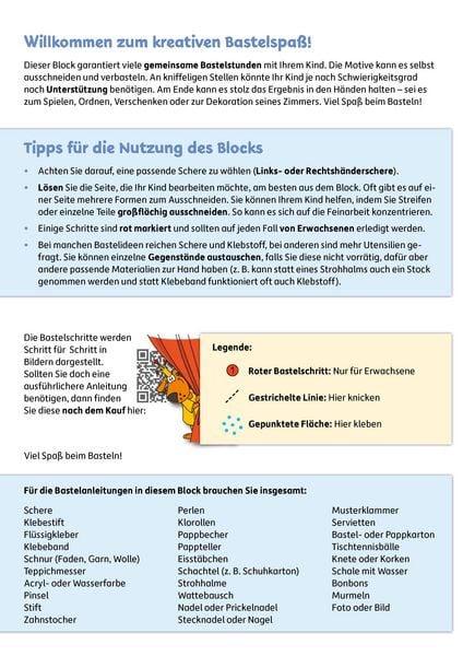 Produktbild: Lass uns basteln &ndash; Bastelbuch ab 5 Jahre &ndash; Einh&ouml;rner