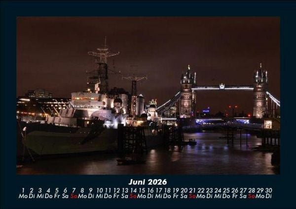 Produktbild: London 2026 Fotokalender DIN A5
