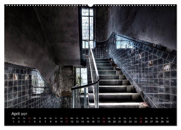 Produktbild: Verlassene Orte - Die sch&ouml;nsten Treppenh&auml;user (Wandkalender 2027 DIN A2 quer), CALVENDO Monatskalender
