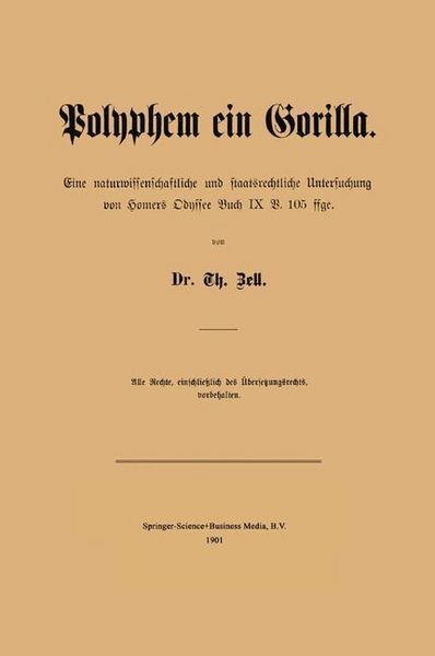 Produktbild: Polyphem ein Gorilla