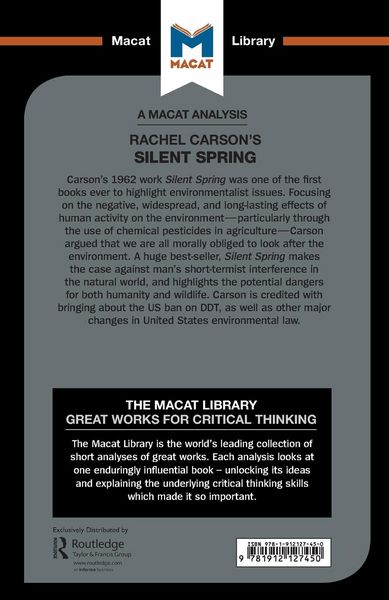Produktbild: An Analysis of Rachel Carson's Silent Spring