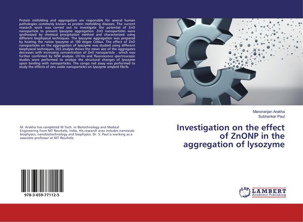 Produktbild: Investigation on the effect of ZnONP in the aggregation of lysozyme