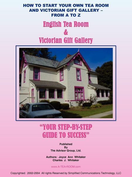 Produktbild: How To Start Your Own Tea Room and Victorian Gift Gallery - from a - Z