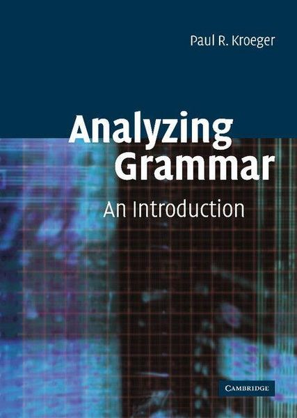 Produktbild: Analyzing Grammar