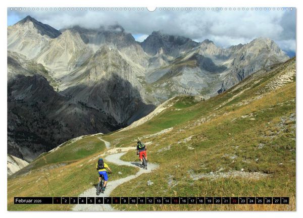 Produktbild: Mountainbike Traumpfade (hochwertiger Premium Wandkalender 2026 DIN A2 quer), Kunstdruck in Hochglanz