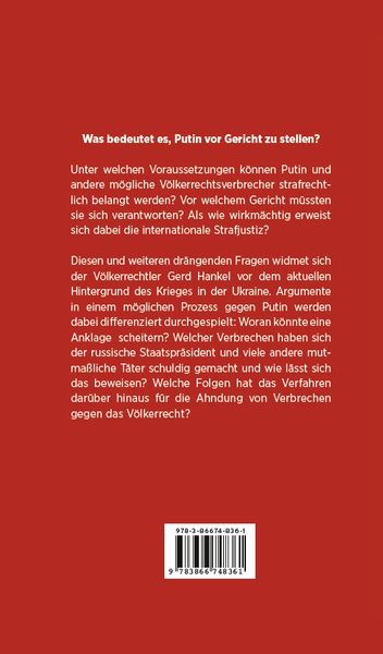 Produktbild: Putin vor Gericht?