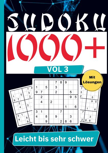 Sudoku Rätsel 1000, Taschenbuch von Lara Berg, Bookmundo, 9789403727677