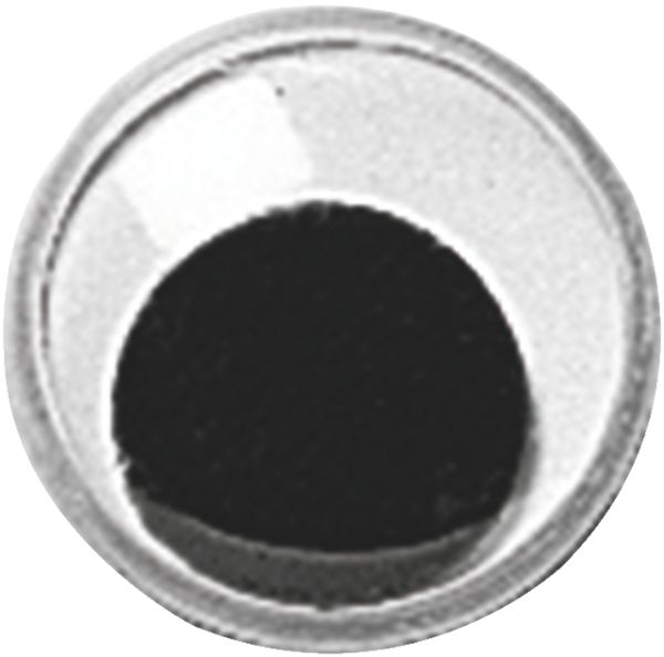 Produktbild: Wackelaugen rund | rund, &Oslash; 18 mm, wei&szlig;/schwarz, 10 St&uuml;ck