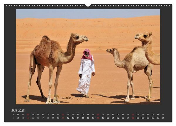 Produktbild: Zauber des Oman (hochwertiger Premium Wandkalender 2027 DIN A2 quer), Kunstdruck in Hochglanz