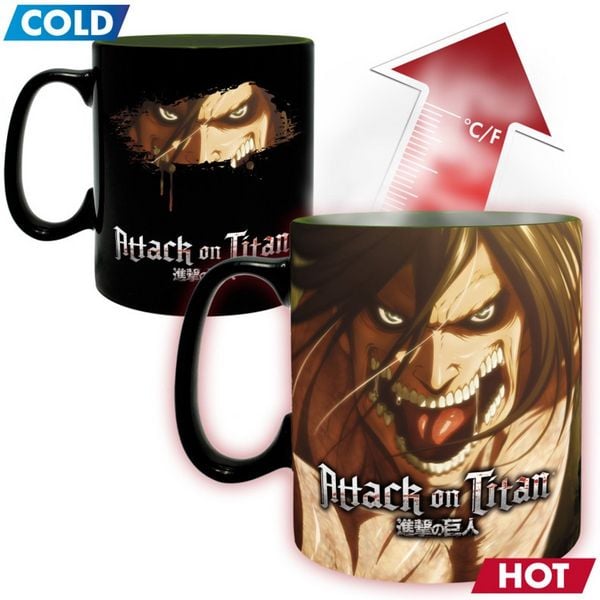 Produktbild: ATTACK ON TITAN - Mug Heat Change - 460 ml - TitanS3 -cardboard V2