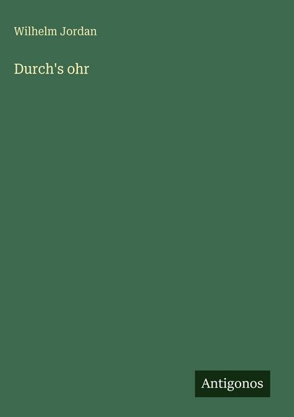 Produktbild: Durch's ohr