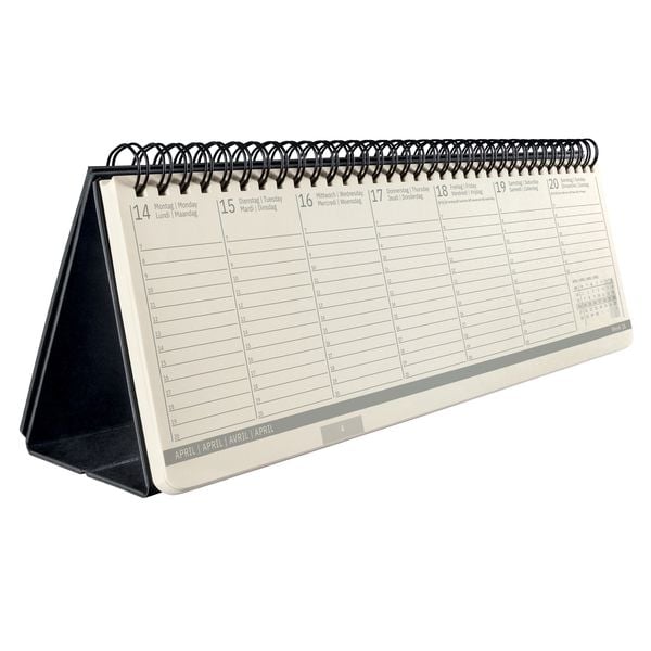 SIGEL C2580 Tischkalender Conceptum 2025 , large, schwarz