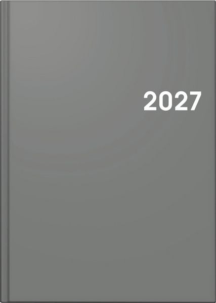 Produktbild: BRUNNEN 1079561637 Buchkalender Mod. 795 2027 A5, Kunststoff, grau