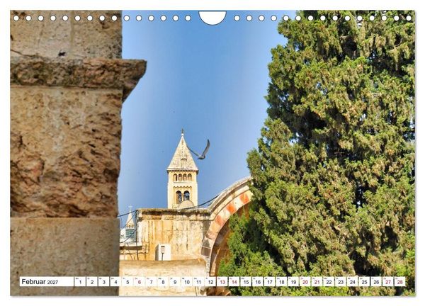 Produktbild: Evangelisch in Jerusalem (Wandkalender 2027 DIN A4 quer), CALVENDO Monatskalender