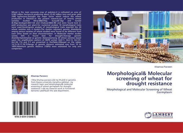 Produktbild: Morphological& Molecular screening of wheat for drought resistance