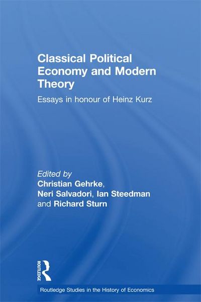 Produktbild: Classical Political Economy and Modern Theory
