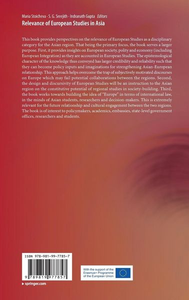 Produktbild: Relevance of European Studies in Asia