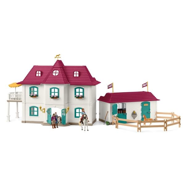 Produktbild: schleich&reg; 42706 Lakeside Wohnhaus mit Stall, 179 Teile