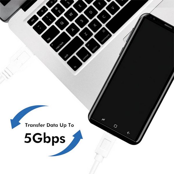 Produktbild: LogiLink USB-Kabel USB 3.2 Gen1 USB-A Stecker, USB-C&reg; Stecker 3.00m CU0177