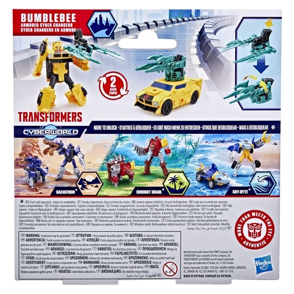Produktbild: Transformers Cyberworld Armored Cyber Changers