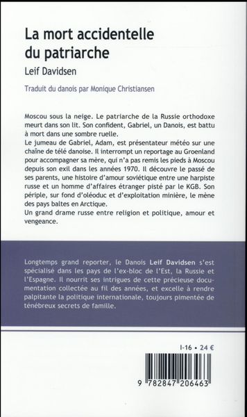 Produktbild: La mort accidentelle du patriarche