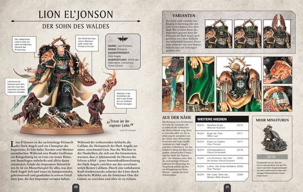 Produktbild: Warhammer 40.000 Lexikon der Figuren