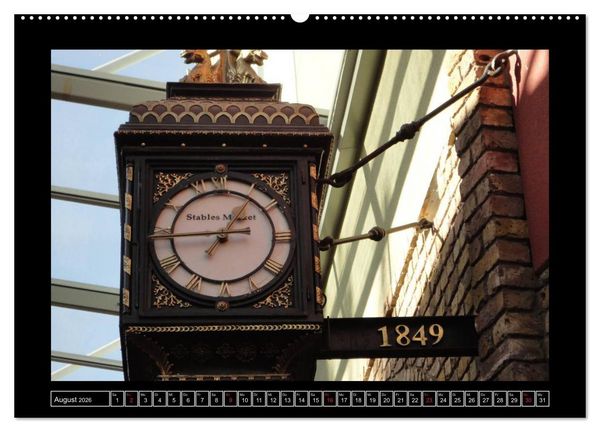 Produktbild: Zeit-Anzeige (Wandkalender 2026 DIN A2 quer), CALVENDO Monatskalender