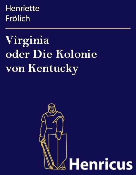 Produktbild: Virginia oder Die Kolonie von Kentucky