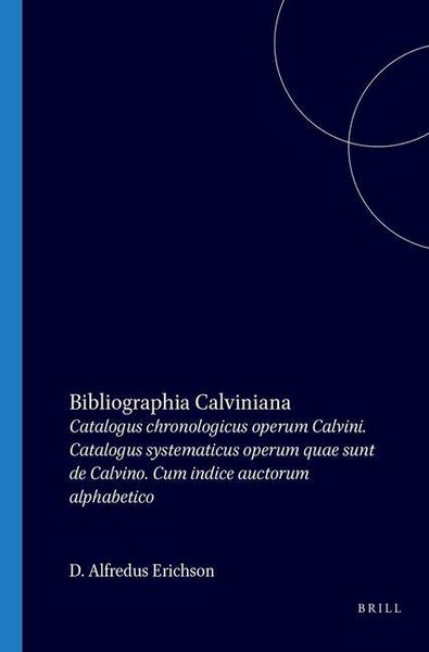 Produktbild: Bibliographia Calviniana