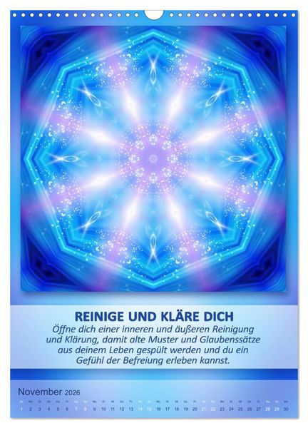 Produktbild: Light Energy Mandalas - Kalender - Vol. 2 (Wandkalender 2026 DIN A3 hoch), CALVENDO Monatskalender
