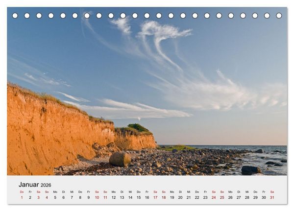 Produktbild: D&auml;nemark - Land, K&uuml;sten, St&auml;dte (Tischkalender 2026 DIN A5 quer), CALVENDO Monatskalender