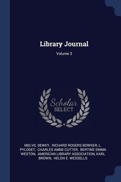 Produktbild: Library Journal; Volume 3