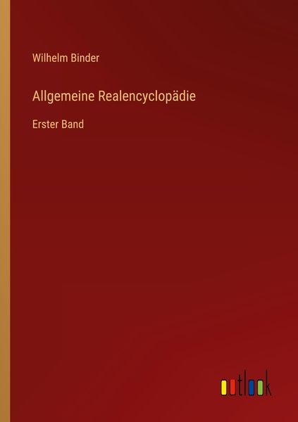 Produktbild: Allgemeine Realencyclop&auml;die