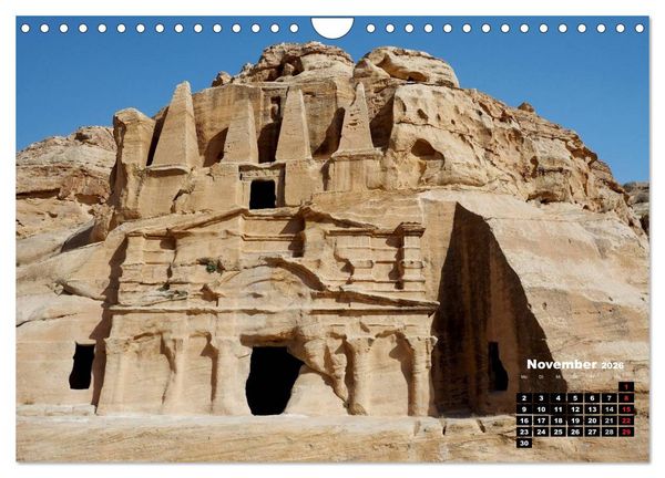 Produktbild: Petra - Felsenstadt in der W&uuml;ste (Wandkalender 2026 DIN A4 quer), CALVENDO Monatskalender