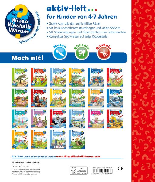 Produktbild: Wieso? Weshalb? Warum? aktiv-Heft - Tierkinder